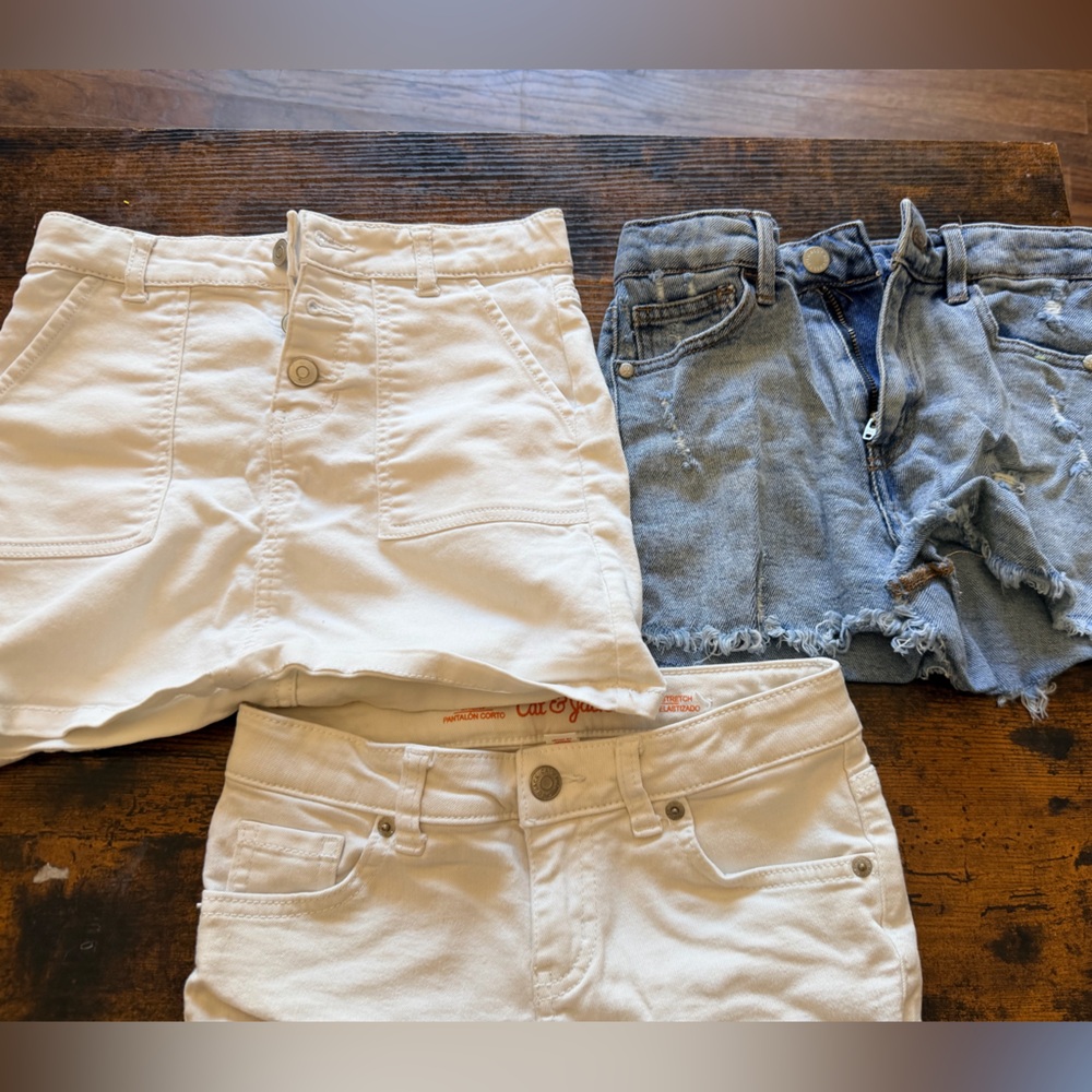 Mini skirt and shorts size 7/8